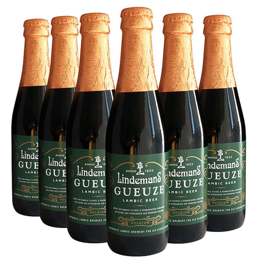 比利时进口 Lindemans 林德曼 混酿啤酒 250ml*6瓶*4件 181元42.25元/件（双重优惠）