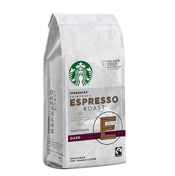 Starbucks 星巴克 浓缩烘培咖啡豆 200g*6袋 Prime会员凑单免费直邮含税到手169.4元