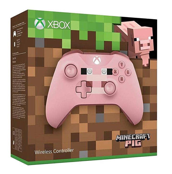 Microsoft 微软 Xbox One 无线手柄《我的世界》粉色小猪限定版到手新低311.69元