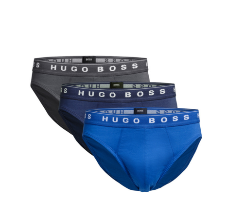 限尺码，HUGO BOSS 男士纯棉内裤 3条装 两色119元包邮