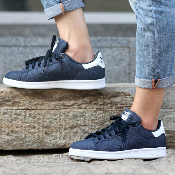 Adidas 阿迪达斯 STAN SMITH DENIM 中性休闲板鞋 BY9190199元包邮（需领券）