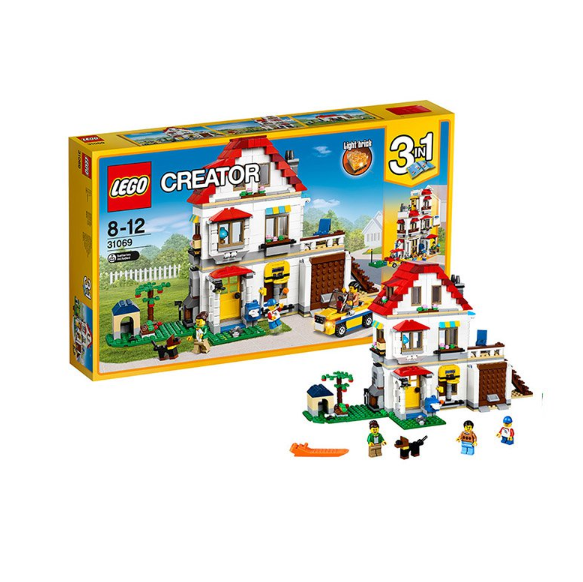 限黑卡会员，LEGO 乐高 创意百变系列 31069 家庭别墅344.64元包邮包税（双重优惠）