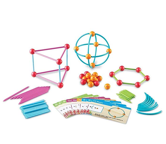 Learning Resources 海洋和几何构建组合套装 抽插式拼接玩具折后142.69元