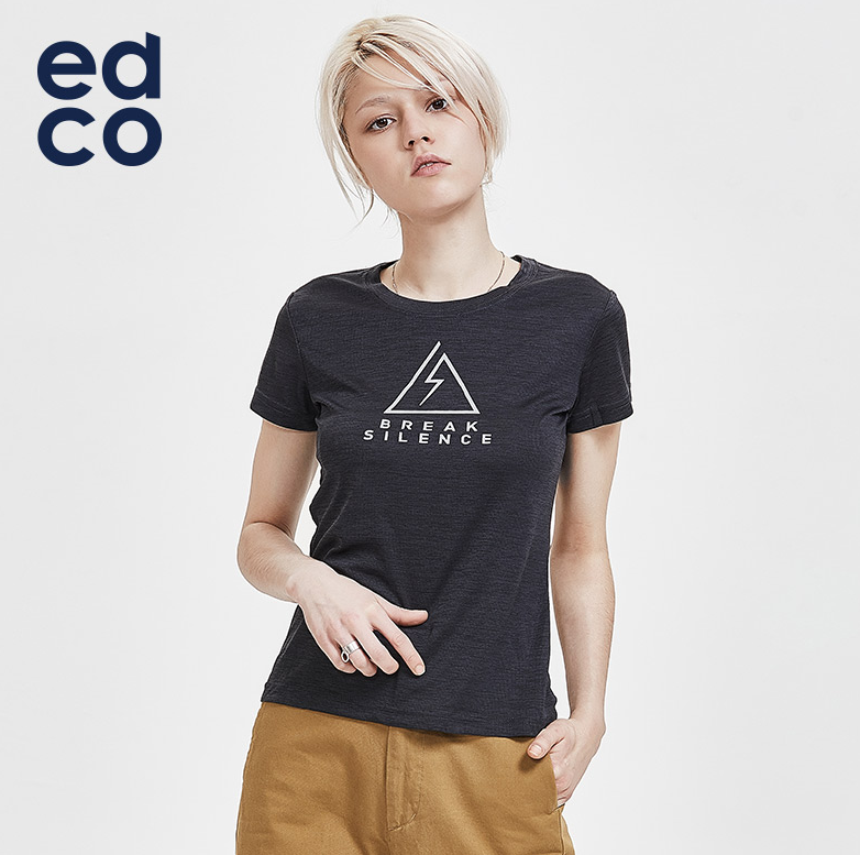EDCO 艾德克 情侣款户外速干Polo衫T恤 多色*2件 49元包邮24.5元/件（双重优惠）