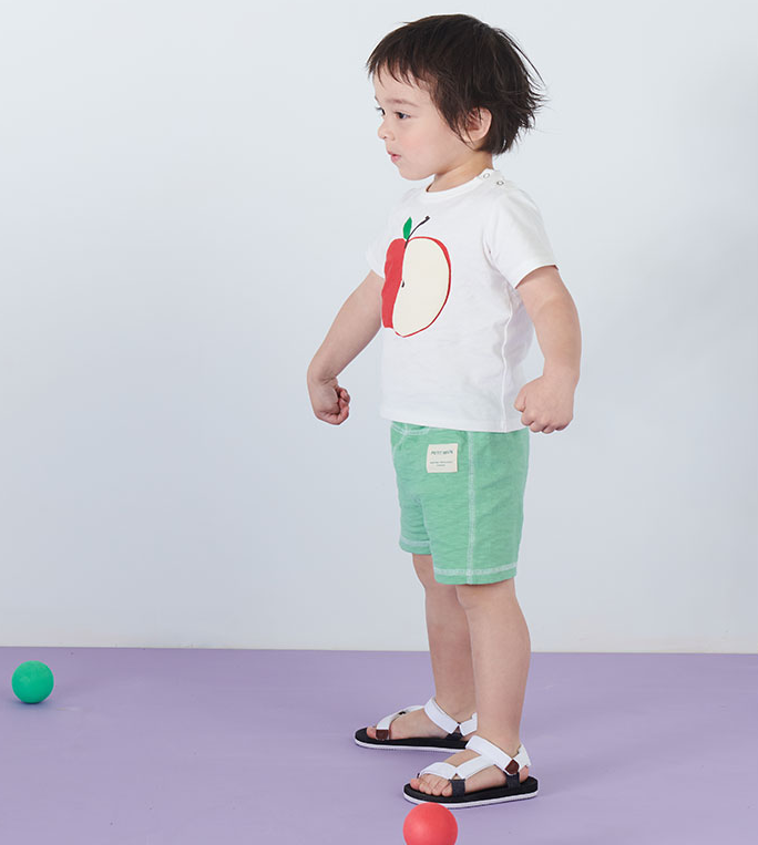 日本超高人气童装品牌，petit main 儿童素色针织纯棉短裤 3色38元包邮（双重优惠）