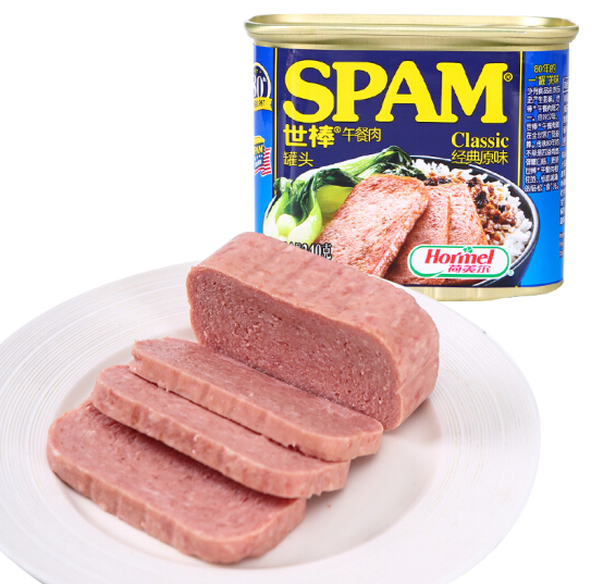 美国进口 世棒 SPAM 经典午餐肉罐头 340g低至17.5元（双重优惠）