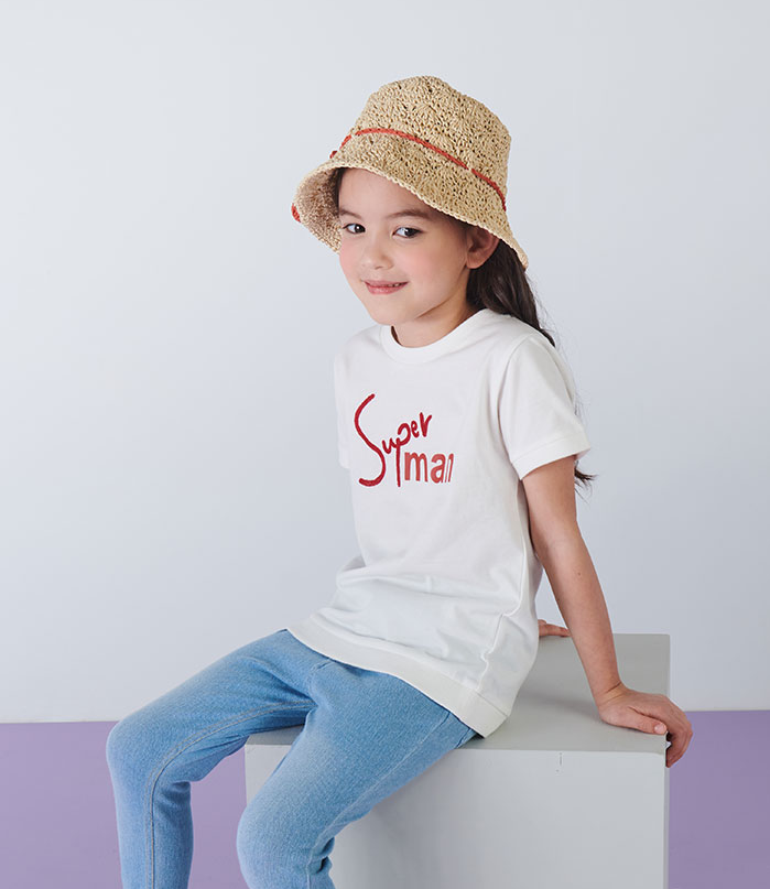 日本超高人气童装品牌，petit main 儿童时尚撞色字母短袖T恤 多色新低39元包邮（双重优惠）