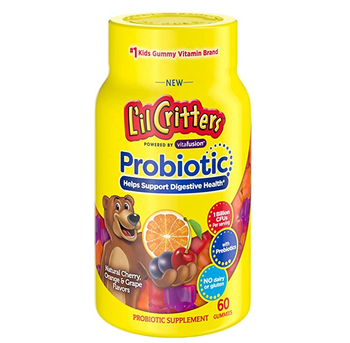 L'il Critters 麗貴 兒童益生菌軟糖 助消化小熊軟糖 60粒 Prime會(huì)員湊單免費(fèi)直郵含稅到手91.61元