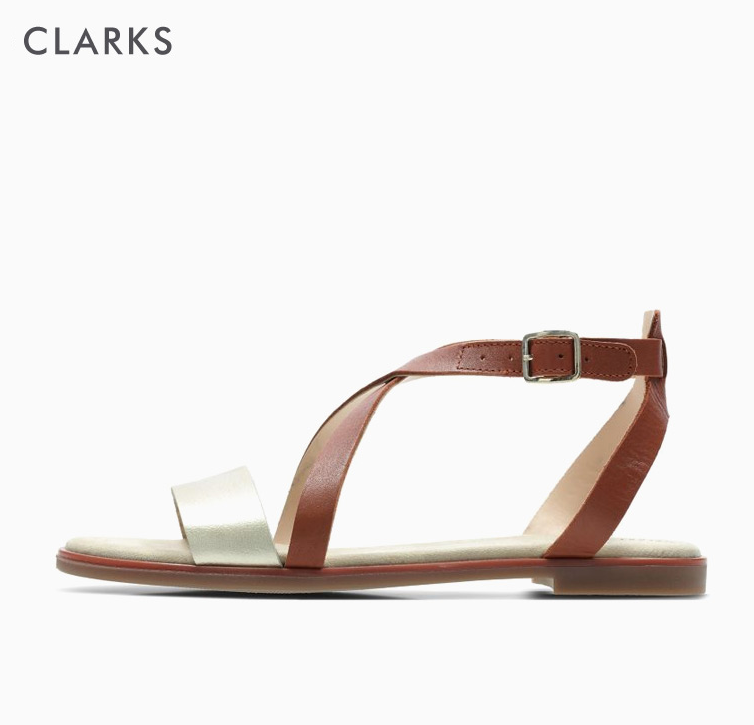 限UK3.5码，Clarks 其乐 Bay Rosie 女士凉鞋 Prime会员免费直邮含税新低价253.43元