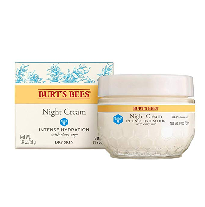 Burt's Bees 小蜜蜂 深层补水保湿晚霜 51g Prime会员凑单免费直邮含税到手113.94元