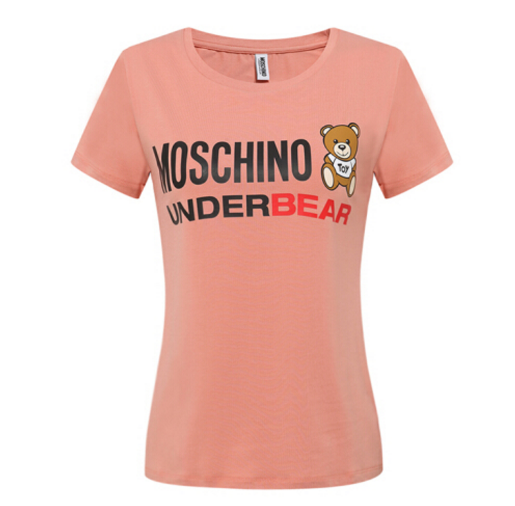 Moschino 莫斯奇诺 女士灰色小熊棉质短袖T恤 A1906 3色447.2元包邮（下单满减）