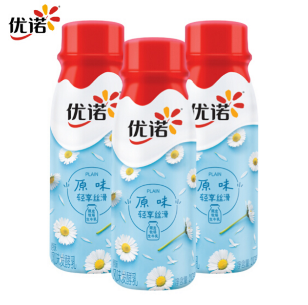 Yoplait 优诺 原味风味发酵乳 210g*3杯 *4件47.6元（合11.9元/件）