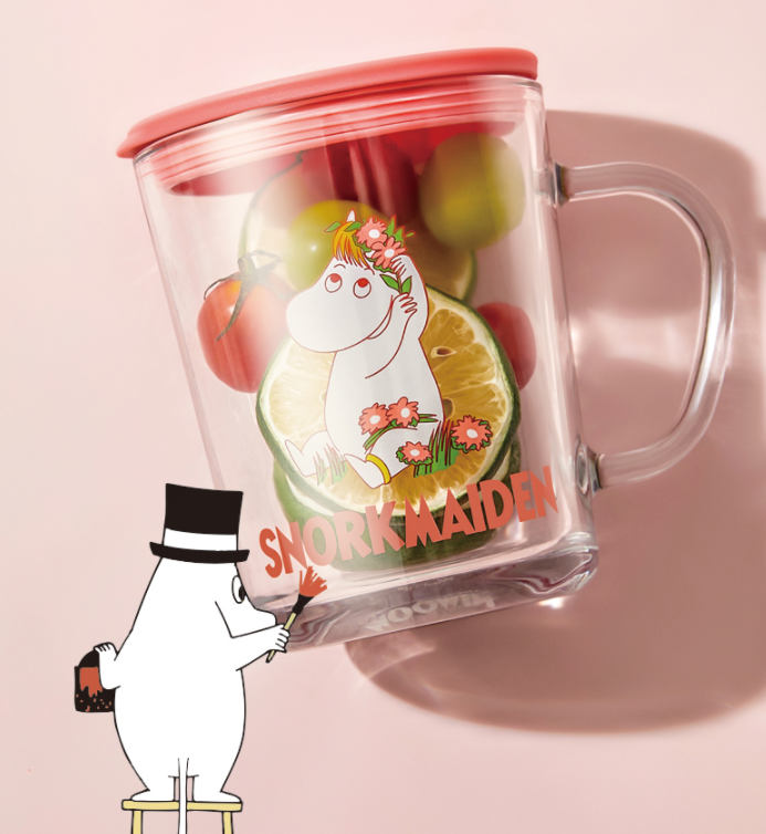芬兰Moomin 姆明 儿童加厚玻璃牛奶杯19.9元包邮（需领券）
