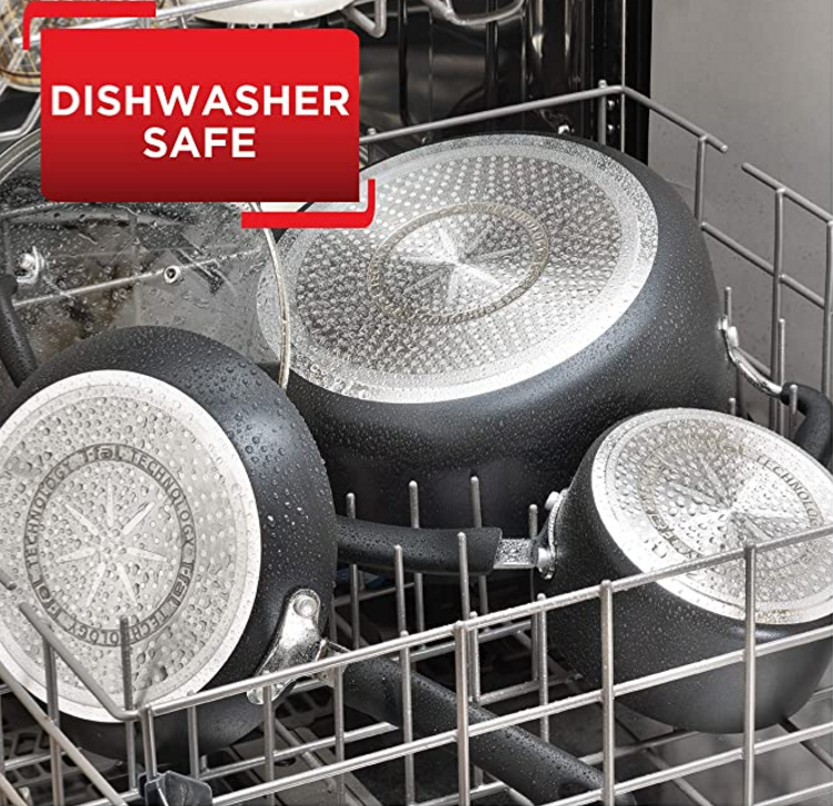 T-fal 特福 2100093595 帶火紅點(diǎn)不粘鍋12件套新低579.47元