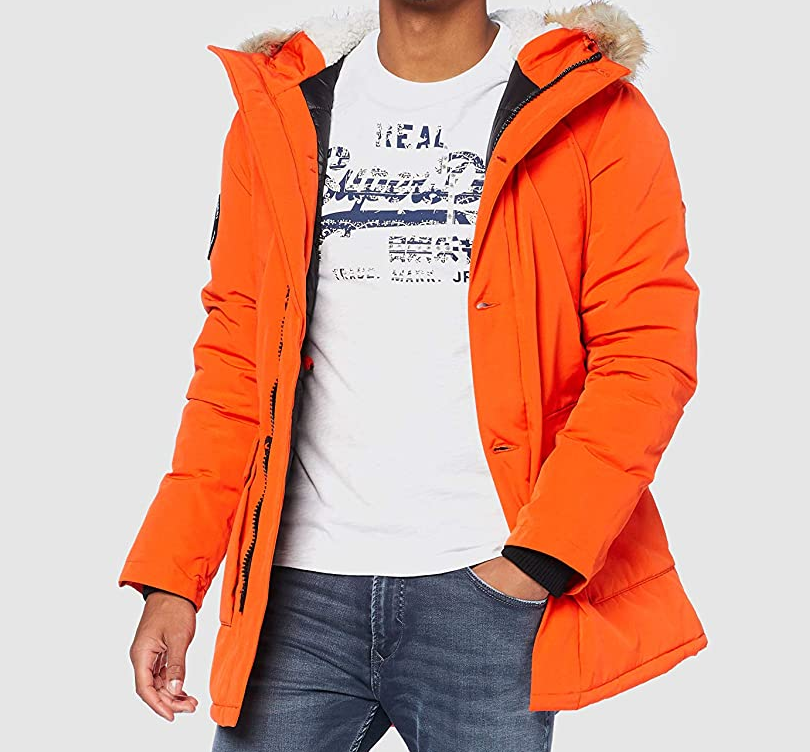 Superdry 极度干燥 Everest 男士休闲带帽派克大衣712.06元（官网2100元）
