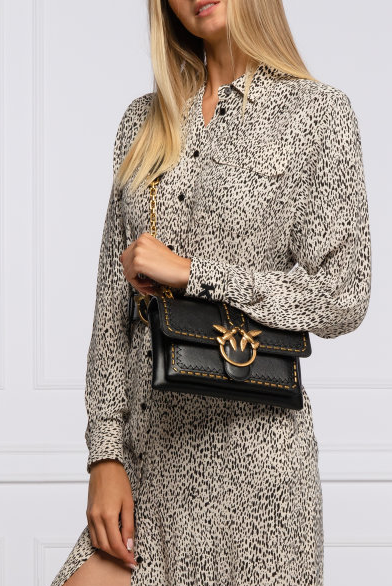 2020秋冬新品，PINKO 品高 女士鏈條迷你燕子包961.56元（天貓折后2450元）