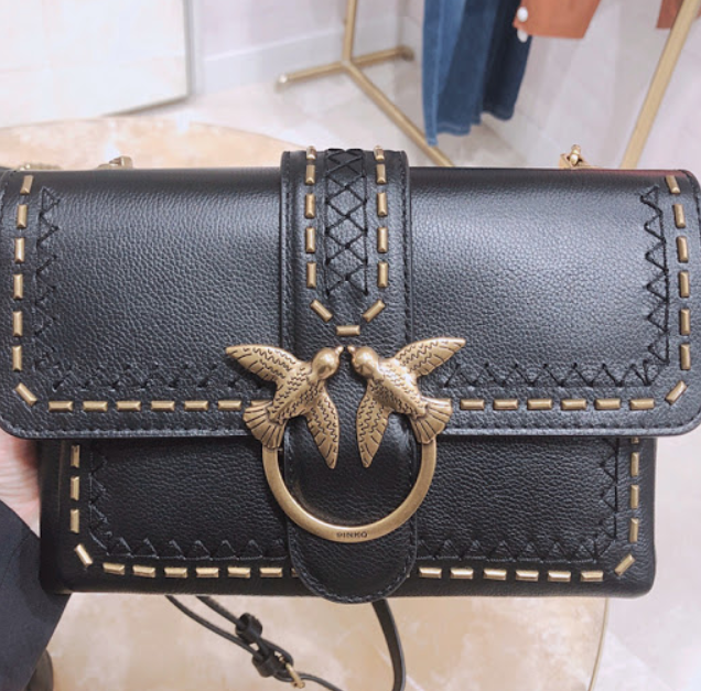 2020秋冬新品，PINKO 品高 女士鏈條迷你燕子包961.56元（天貓折后2450元）