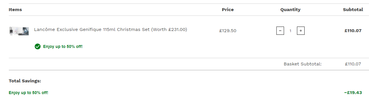<span>白菜！</span>Lancome 兰蔻  小黑瓶 圣诞套装 £110.08免费直邮到手971元