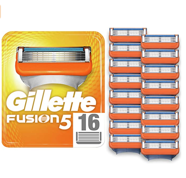 销量第一，Gillette 吉列 fusion5 锋隐 手动剃须刀片套组 16刀头185.98元