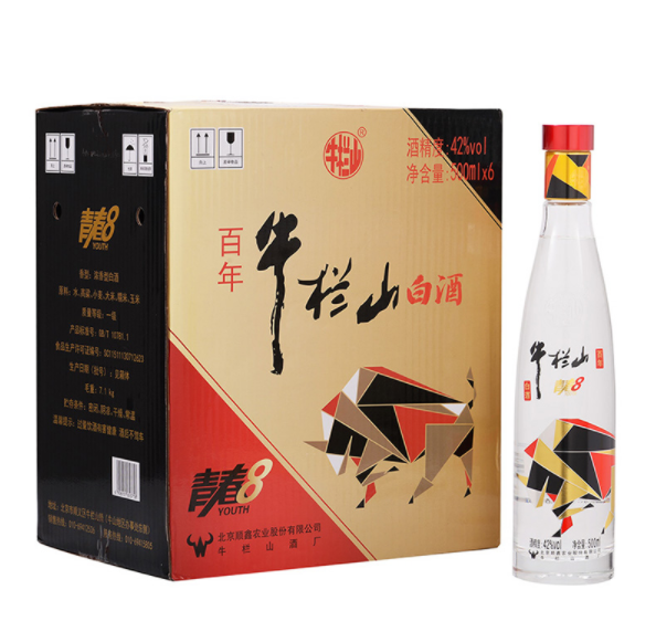 牛栏山 青春版8 浓香型 42度/52度 500ml*6瓶222.3元包邮（多重优惠）