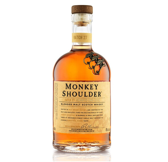 Monkey Shoulder 三只猴子 调和纯麦苏格兰威士忌 700ml *2件300元包邮（合150元/件）