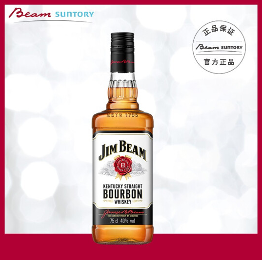 JIM BEAM 金宾 美国波本威士忌 750ml*2130元包邮（合65元/件）