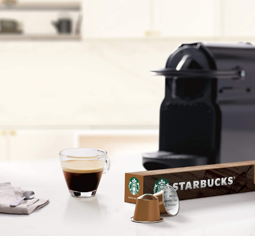 Starbucks 星巴克 Nespresso 中度烘焙 胶囊咖啡 10粒*8盒159.09元