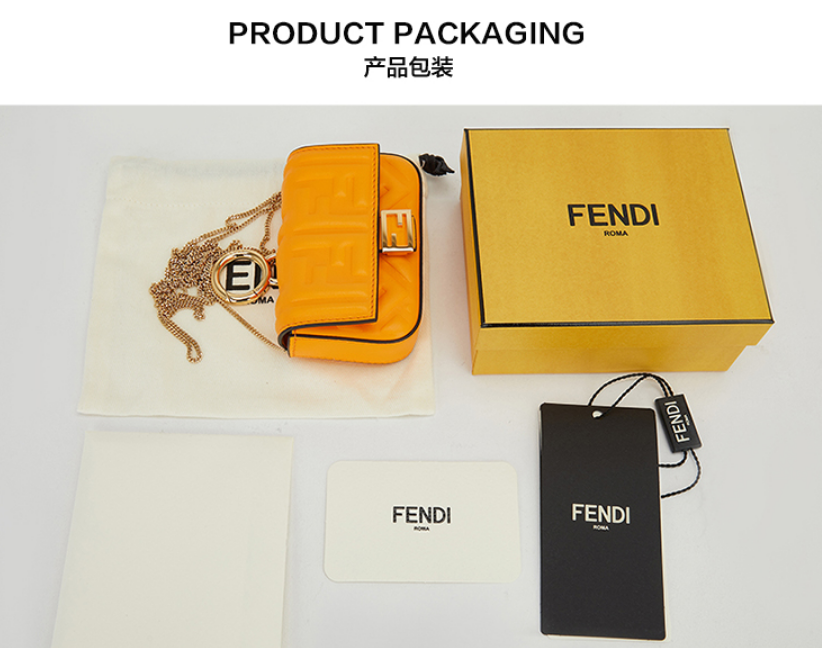 FENDI 芬迪 NANO BAGUETTE系列 女士斜挎包3200元包邮（需领券）