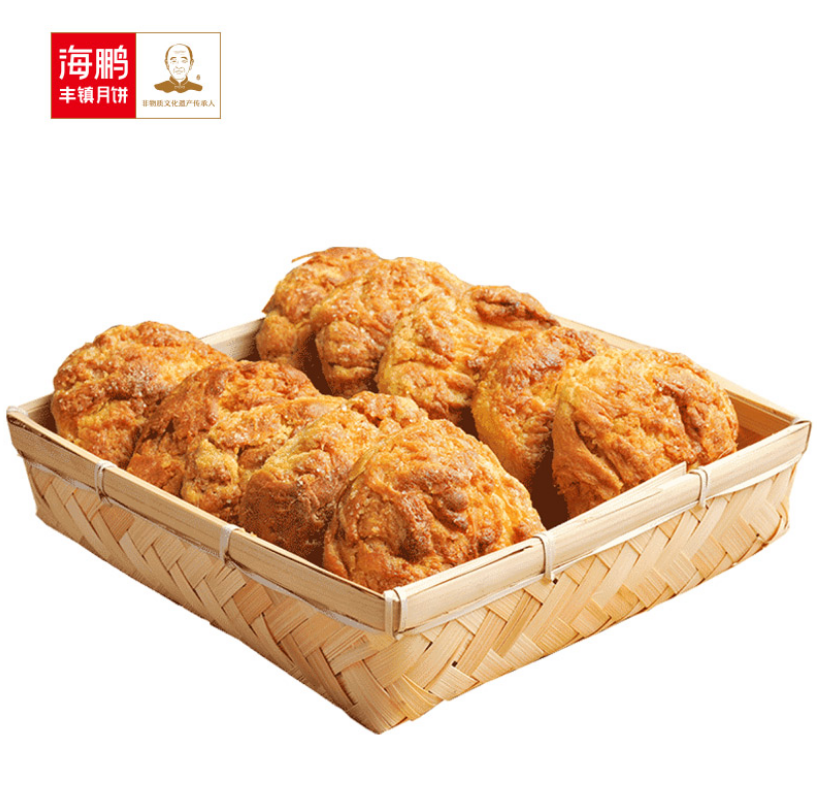 非遗传承，海鹏 内蒙古特产 丰镇软面饼 1.2kg19.9元包邮（需领券）