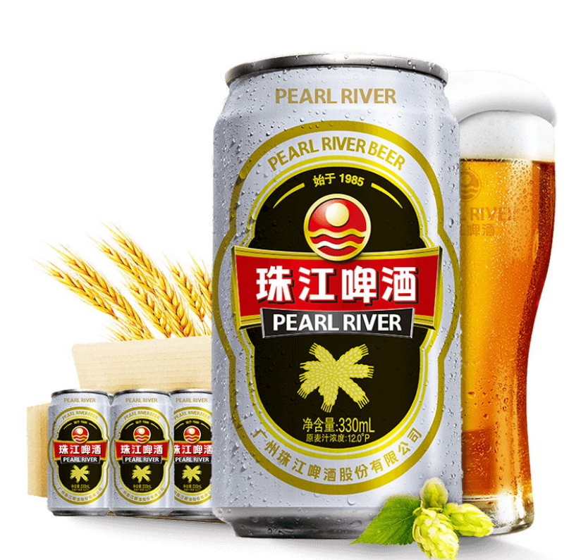 珠江啤酒 12度老珠江 330ml*12罐26.9元包邮（需领券）