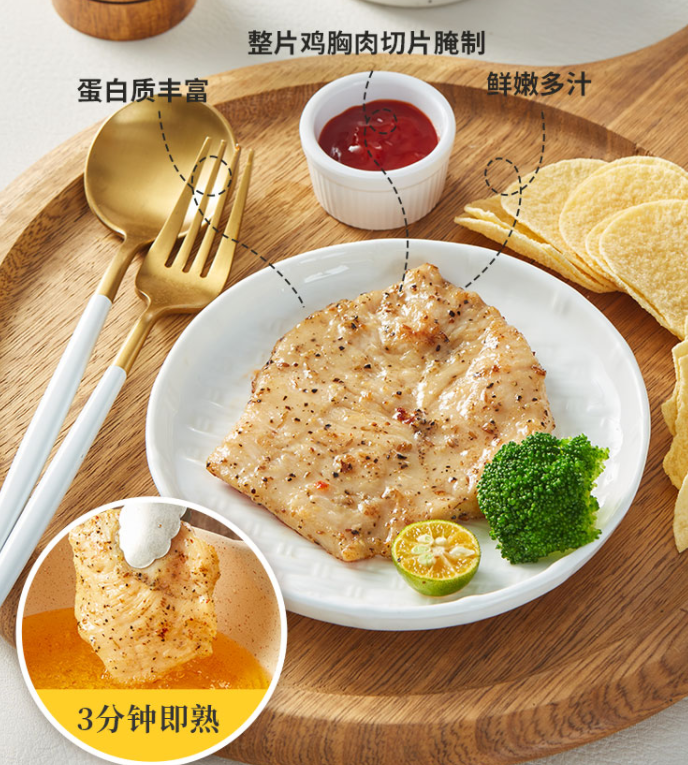 大成集團，大成姐妹 香煎雞扒 20片59.9元包郵（需用券）