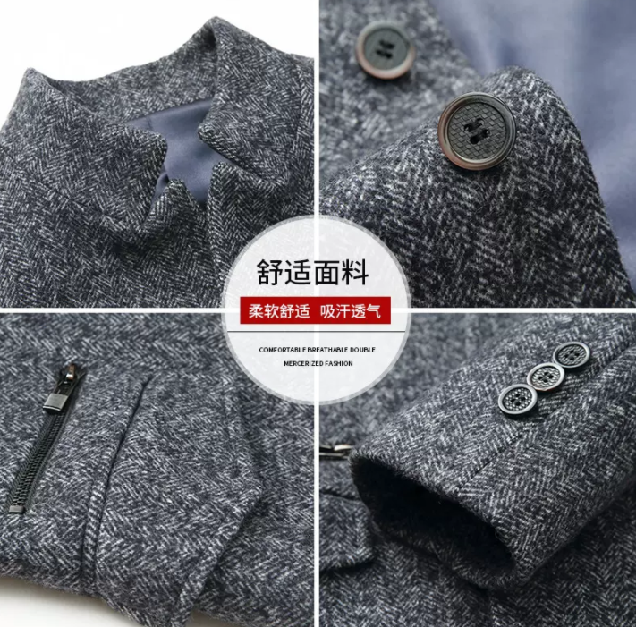 Snow Flying 雪中飛 男士立領(lǐng)羊毛呢子大衣99元包郵（需領(lǐng)券）