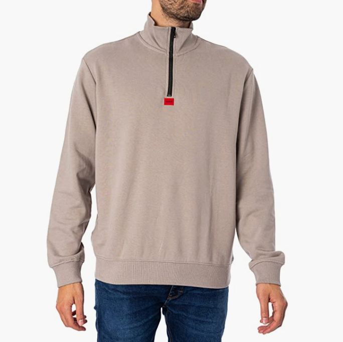 HUGO Hugo Boss 雨果·博斯 Durty 男士宽松徽标毛圈布卫衣运动衫 多色401.54元