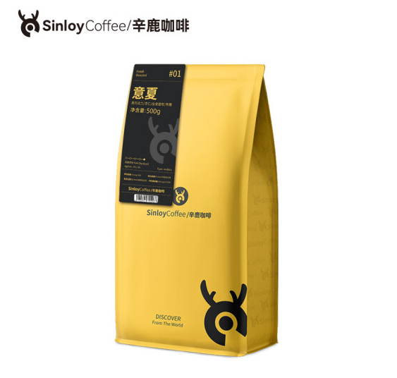 sinloy 辛鹿 意式拼配阿拉比卡咖啡豆 500g34元