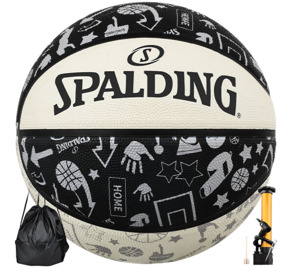 Spalding 斯伯丁 涂鸦系列 7号篮球 84-611Y69元