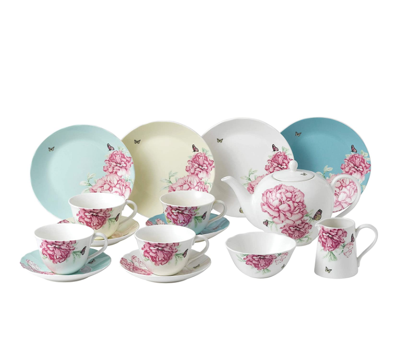 米兰达可儿联名款，Royal Albert 皇家阿尔伯特 瓷器茶具15件套装1559.68元