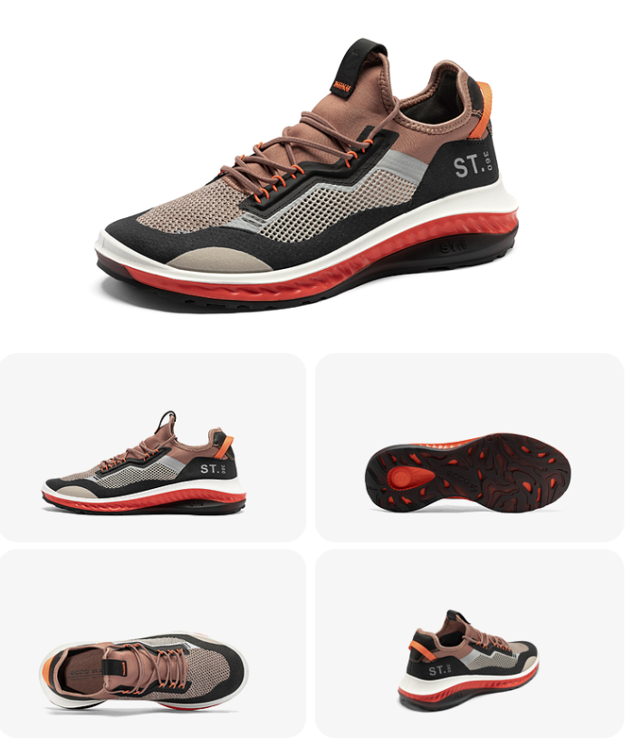 ECCO 愛步 St.360 適動(dòng)360系列 男士舒適輕盈防護(hù)跑鞋 821374571.84元（天貓旗艦店1099元）