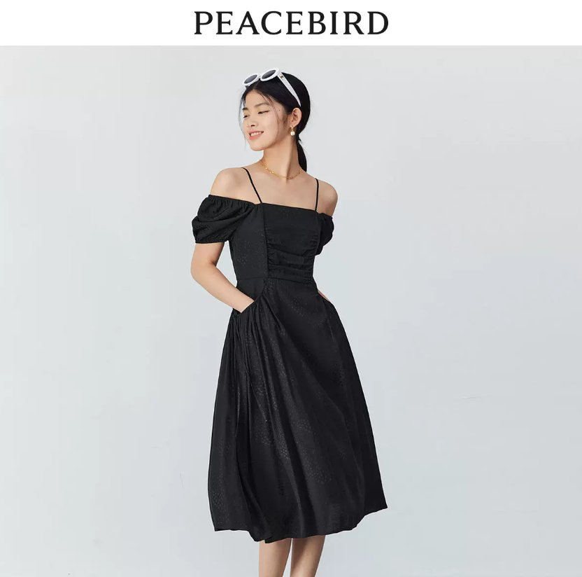PEACEBIRD 太平鸟  2023年夏季新款 女士法式碎花连衣裙 20款99元起包邮（需领券）