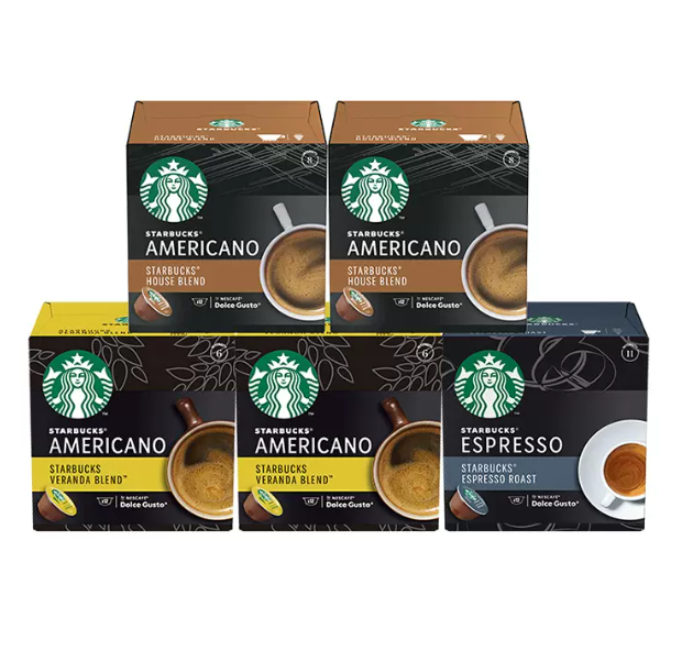 Starbucks 星巴克 Blonde 多趣酷思 胶囊咖啡 5盒/60粒149.8元包邮（双重优惠）