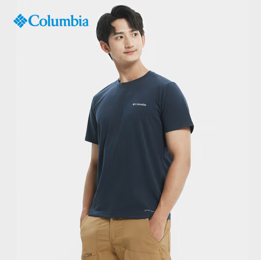 Columbia 哥倫比亞 男子UPF50+短袖T恤 AE080598.7元包郵（多重優(yōu)惠）