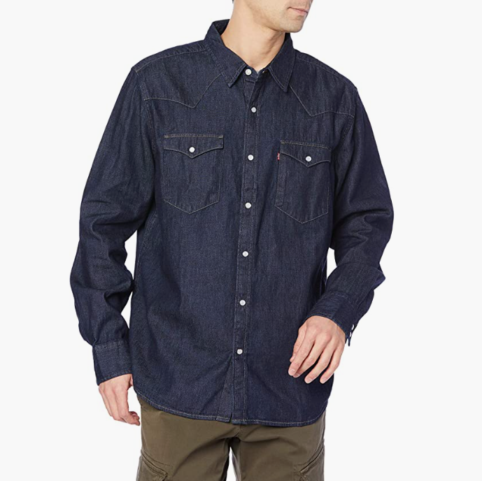 Levi's 李維斯 男士經(jīng)典牛仔襯衣268.08元