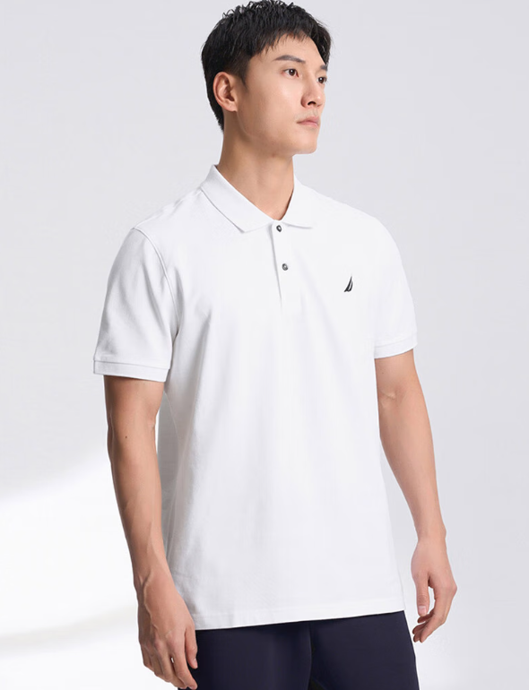 Nautica 諾帝卡 男士棉氨柔滑短袖POL0衫 KX2100 多色新低159元包郵（需領(lǐng)券）
