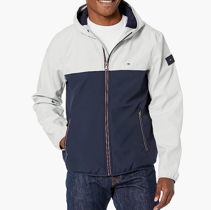 Tommy Hilfiger 汤米·希尔费格 男式连帽软壳夹克457.25元