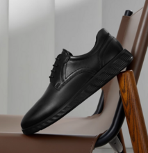 ECCO 愛(ài)步 S Lite Hybrid 輕巧混合系列 男士真皮休閑鞋 520304