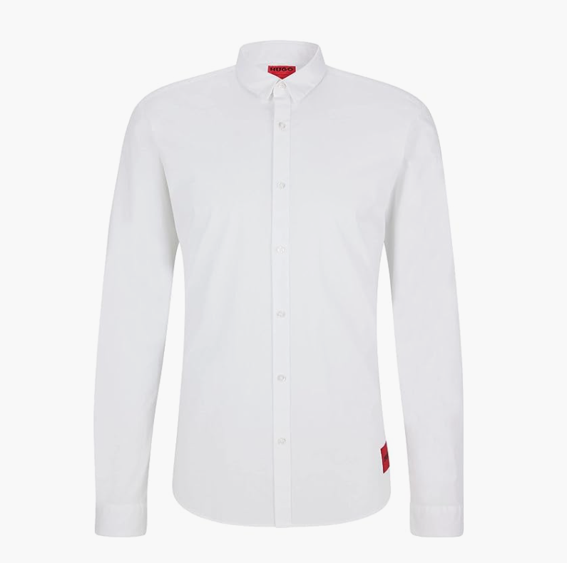 HUGO Hugo Boss 雨果·博斯 Ero3-W 男士纯色修身衬衫 50450179329.3元