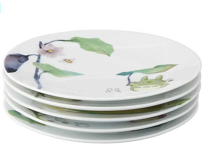 Noritake 则武 龙猫&蔬菜系列 白瓷盘子套装 220ml*5组装 VF9931A/1704263.19元