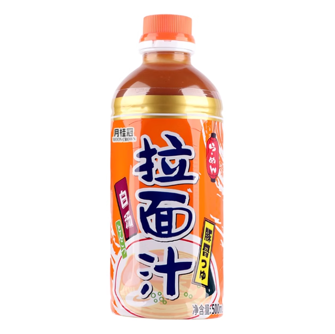 月桂冠 豚骨拉面汤料高汤 500ml12.9元包邮（双重优惠）