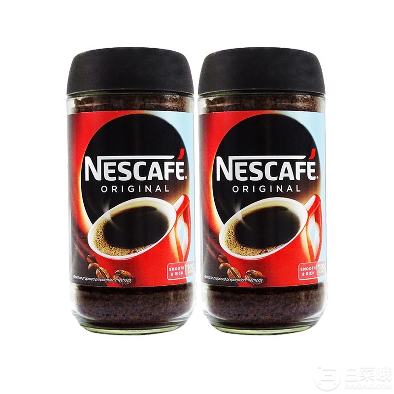 印尼原装，Nestlé 雀巢 Original 原味速溶咖啡 200g*3瓶98元包邮包税
