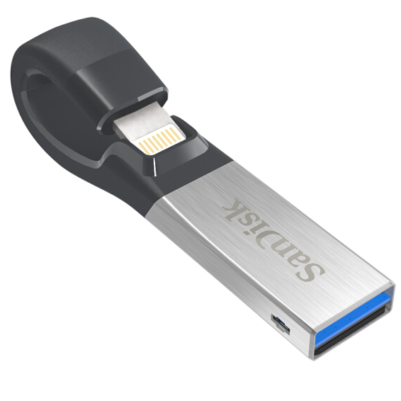 SanDisk 闪迪 iXpand 欢欣i享 USB3.0苹果设备U盘 128G252.78元
