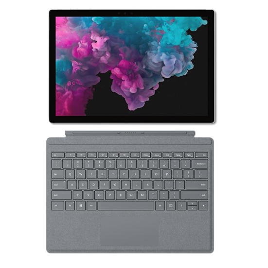 Microsoft 微软 Surface Pro 6 12.3英寸二合一平板电脑笔记本（i5/8GB/128GB） 亮铂金键盘套装6958元包邮
